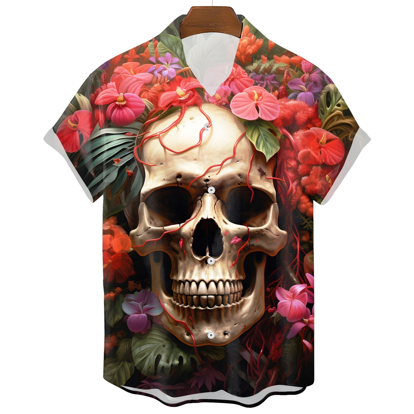 Camiseta Calavera Tropical del Inframundo