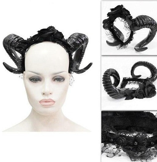 Oscuro Rose Headpiece de Sombra Negra