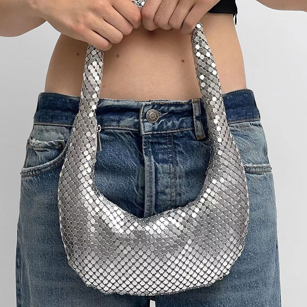 Lara Hobo Rhinestone Bolso