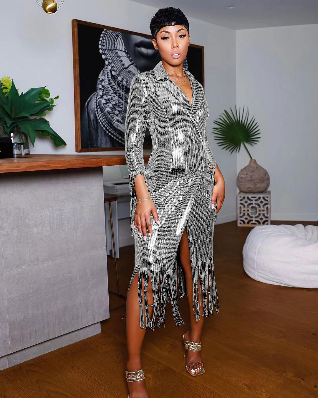 Abrigo Gótico Retro Reflective