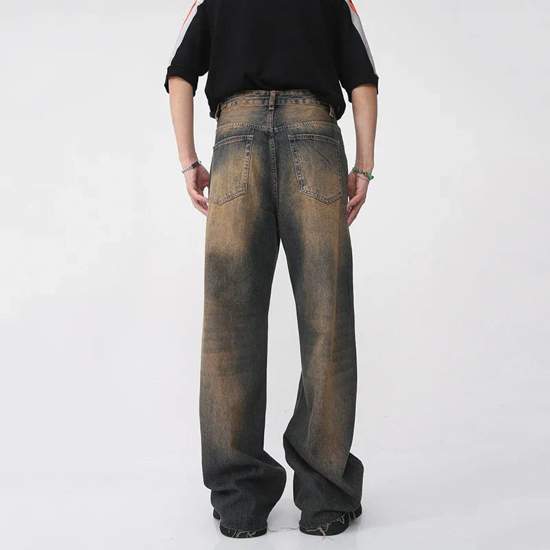 Pantalón Denim Oscuro del Caos