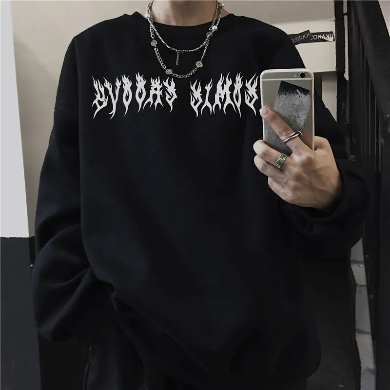 Sudadera Gótica Masculina Noctis