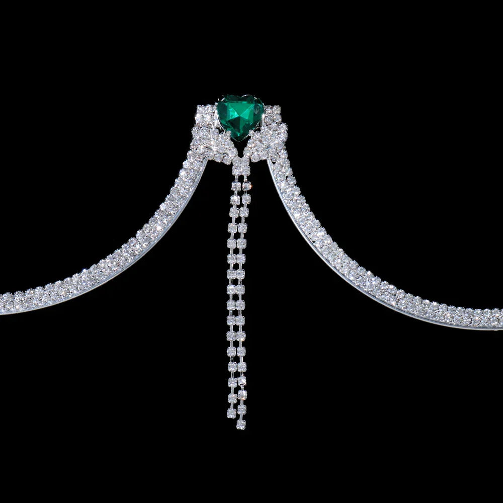 Cadena Heart Crystal Chest