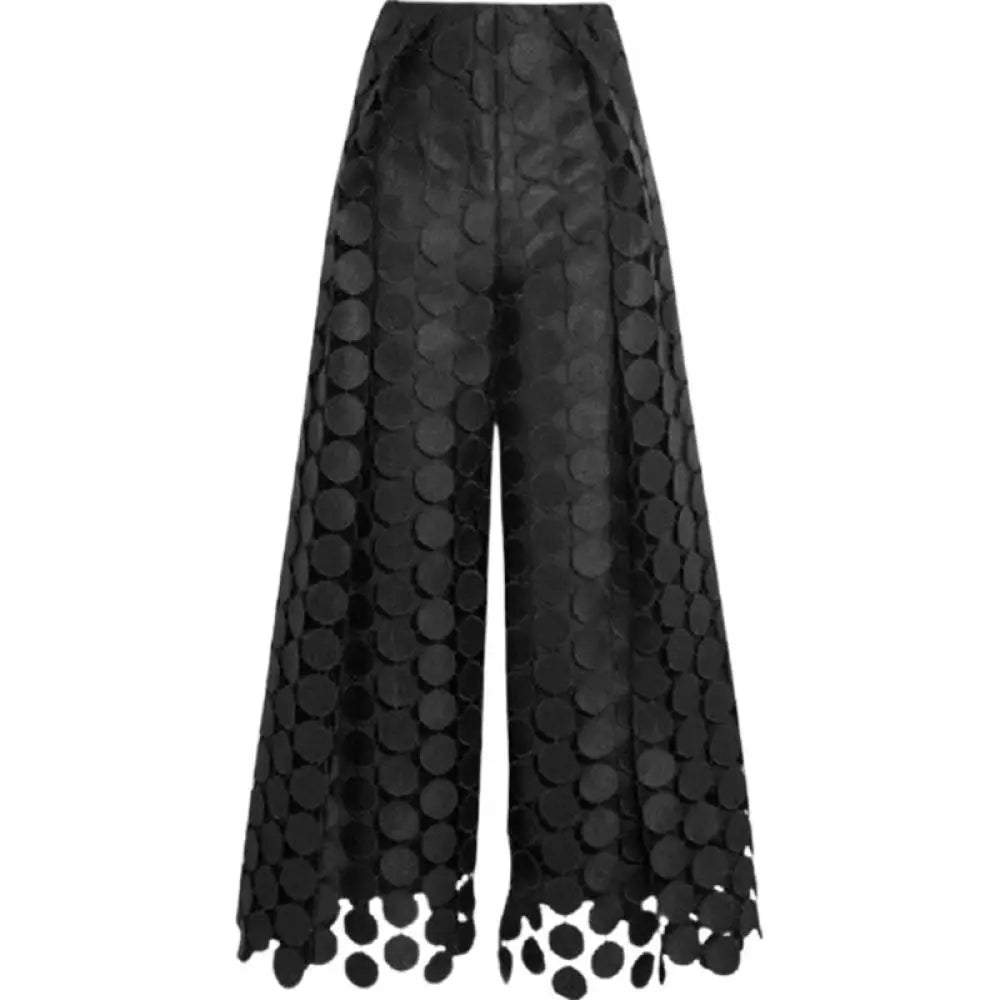 Pantalones Góticos High Waisted Polka Dot