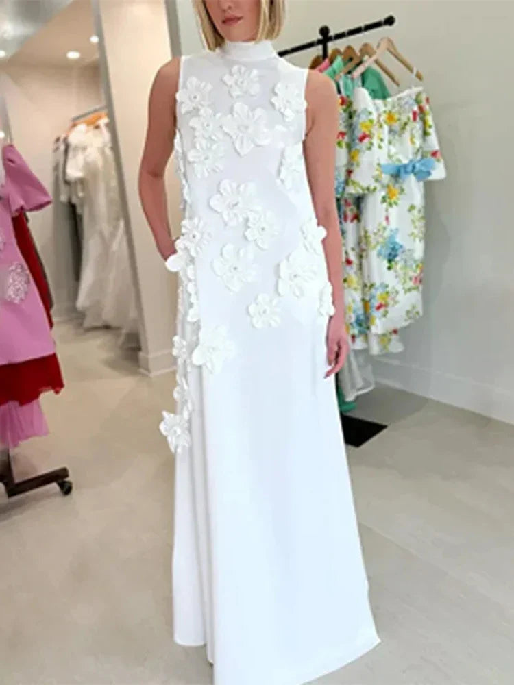 Vestido Gótico Spliced Elegant