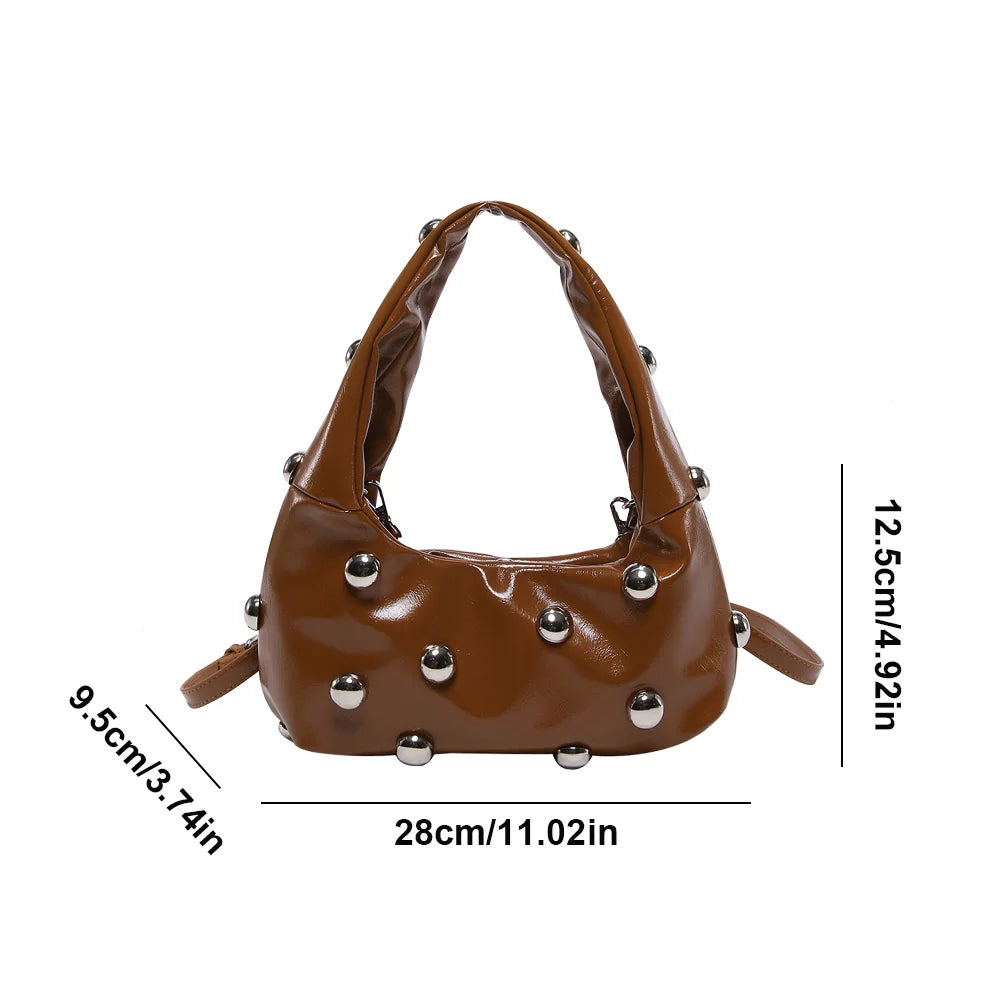 Women's Rivet Hombro Bolso