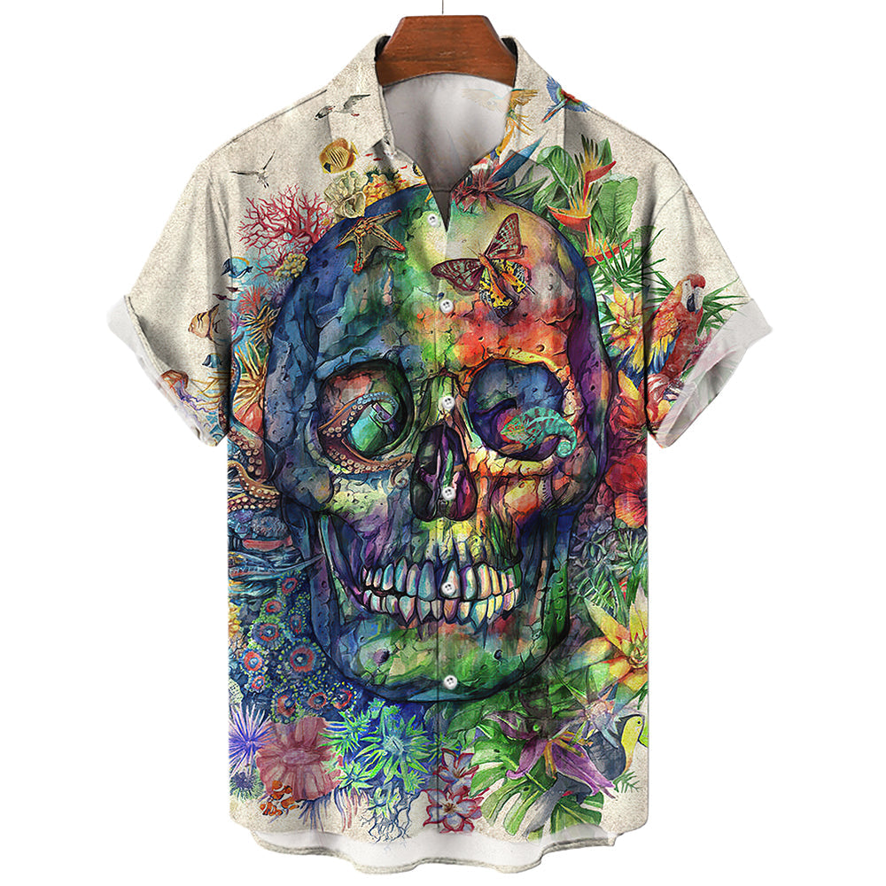 Camiseta Skull Aloha del Abismo