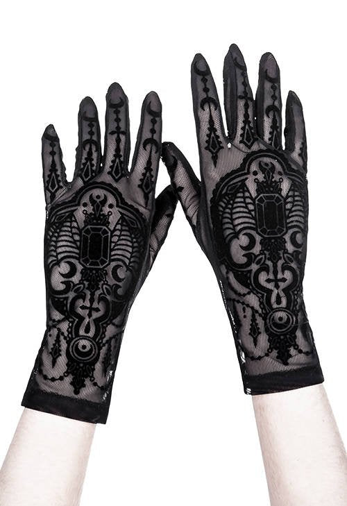 Bejewelled Bat Gloves Profano
