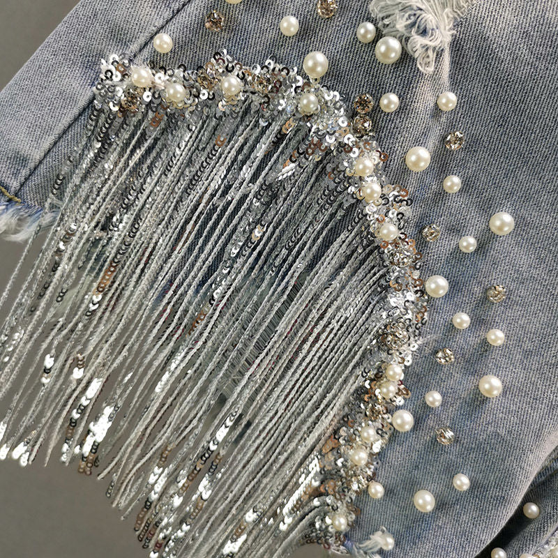 Pantalones Cortos Góticos Luisa Tassel