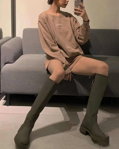 Botas Góticas Knee-Over Angela