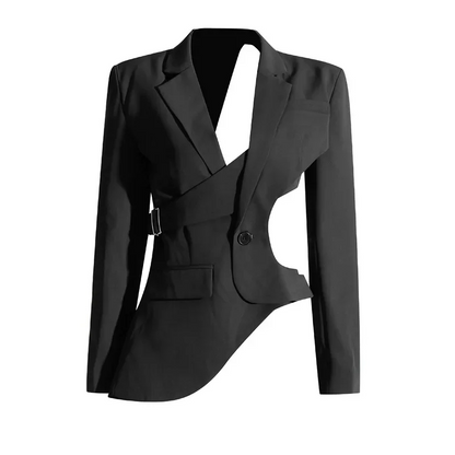 Blazer Gótico Bell Asymmetric Cutout