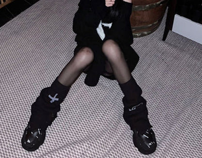 Gótico Legwarmers del Abismo