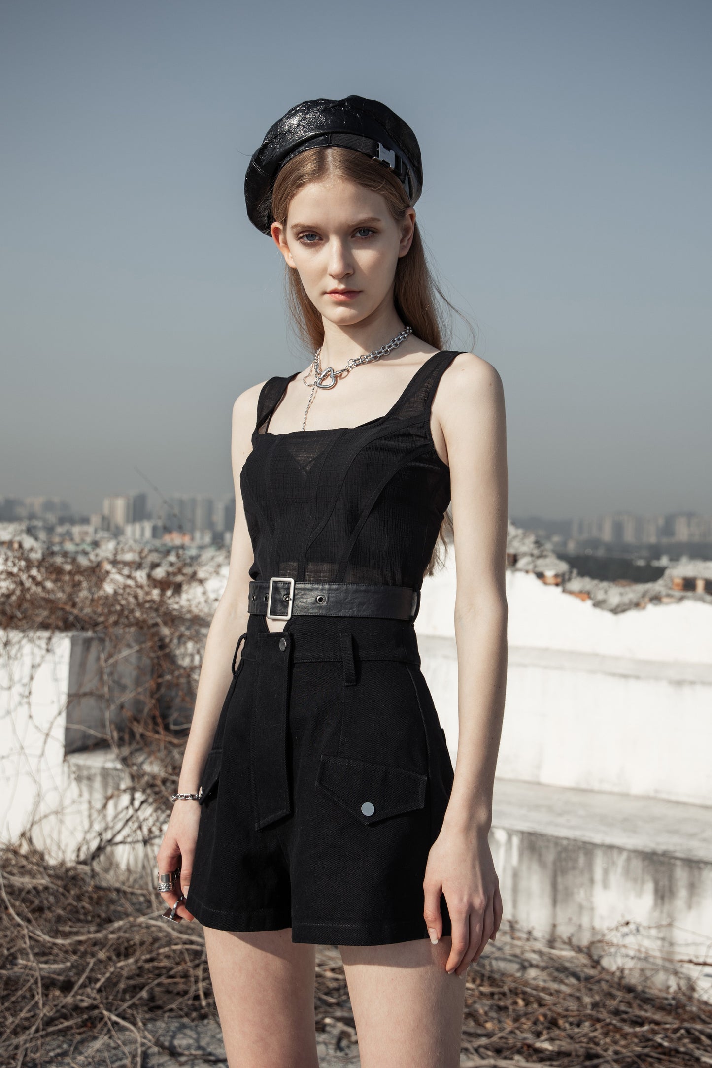 Top Gótico Helena de Malla