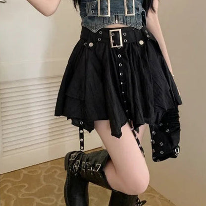 Falda Gótica Ariadna de Luna Negra