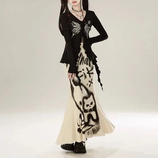 Falda Gótica Carmen del Abismo