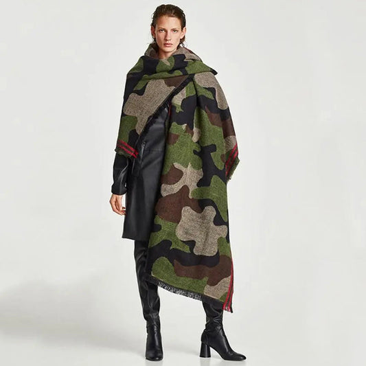 de Mujer Camouflage Scarf