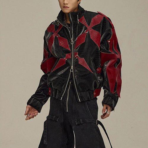 Chaqueta de Cuero Negra del Ritual