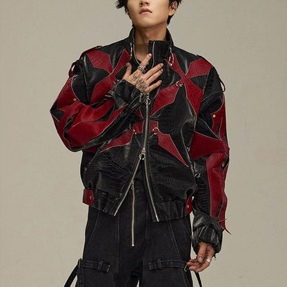 Chaqueta de Cuero Negra del Ritual