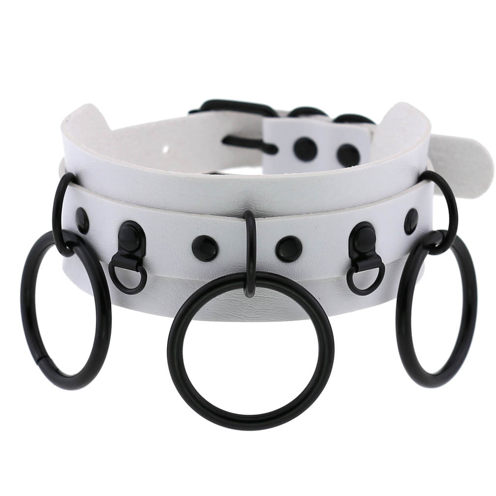 Triple Anillo Collar de Ceniza