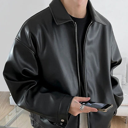 Abrigo Masculino del Invierno Oscuro