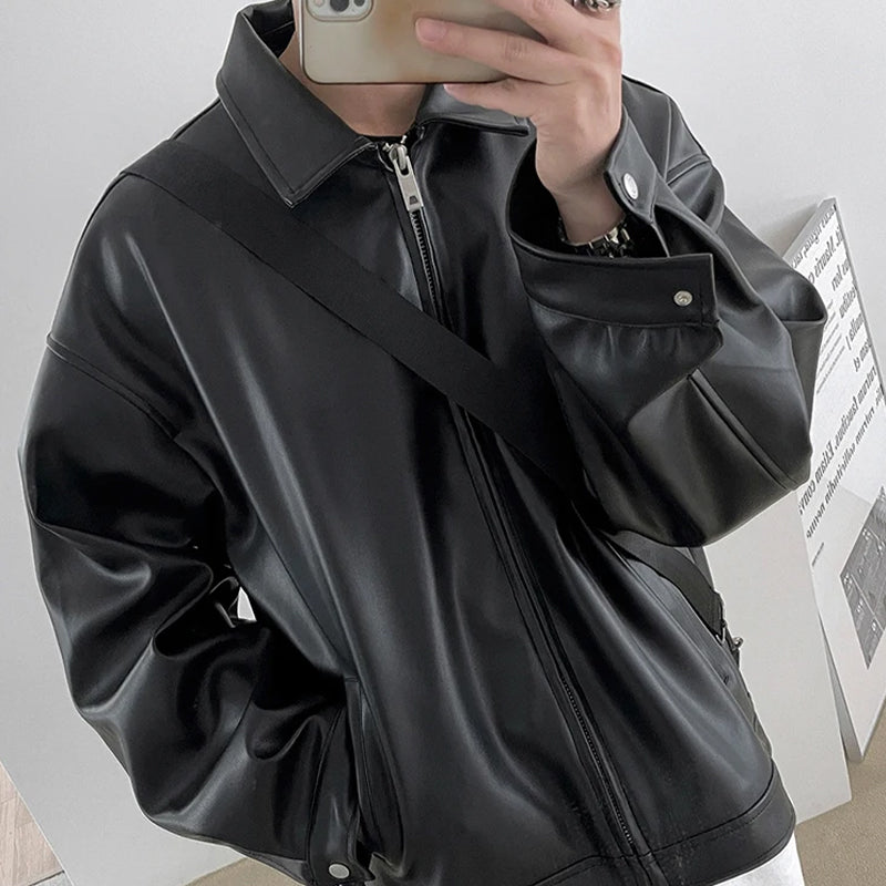 Abrigo Masculino del Invierno Oscuro