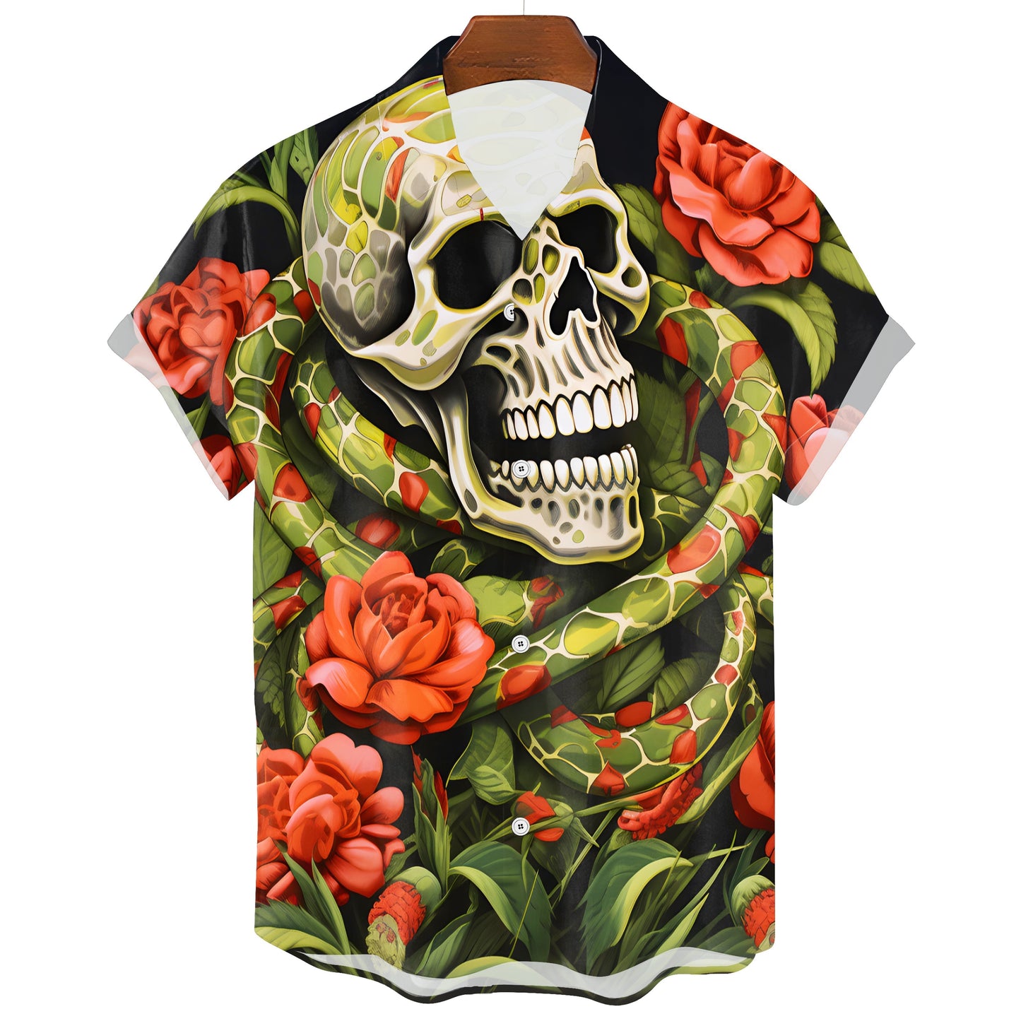 Camiseta Calavera Tropical del Caos