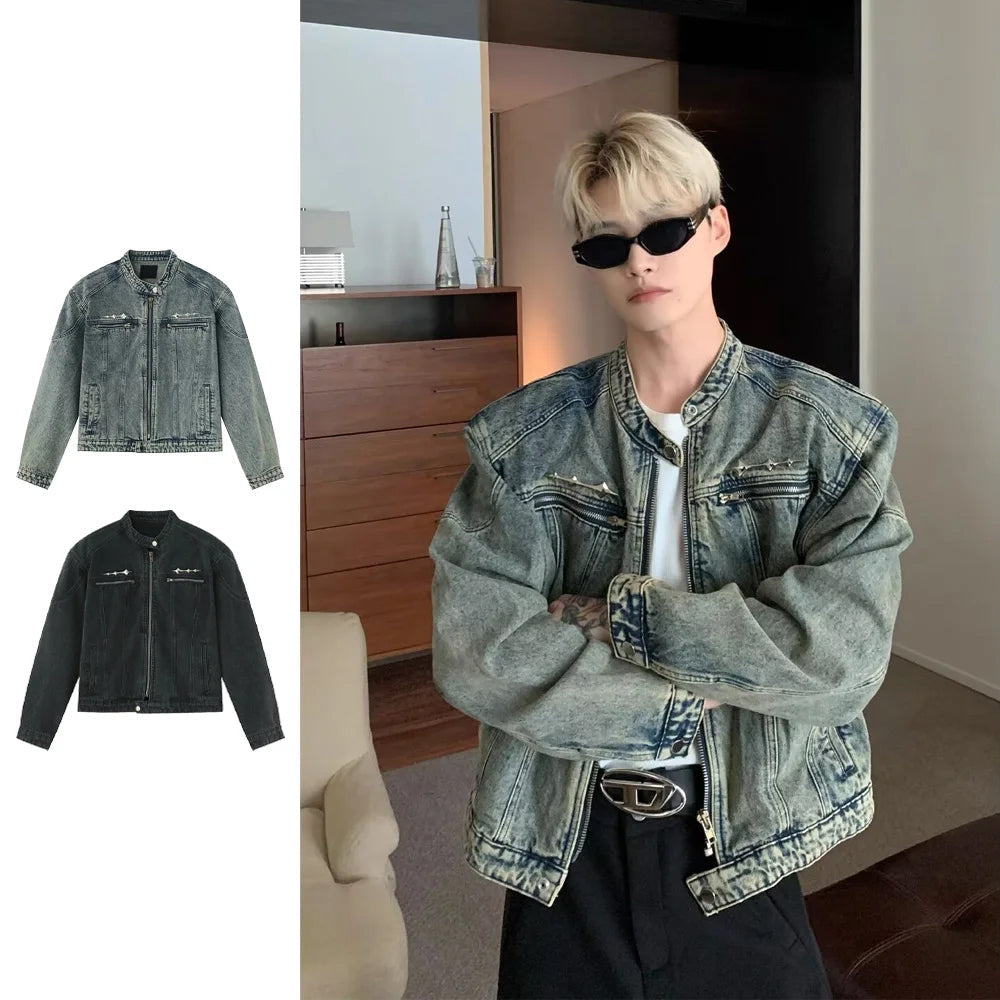 Chaqueta Denim Negra del Caos Urbano