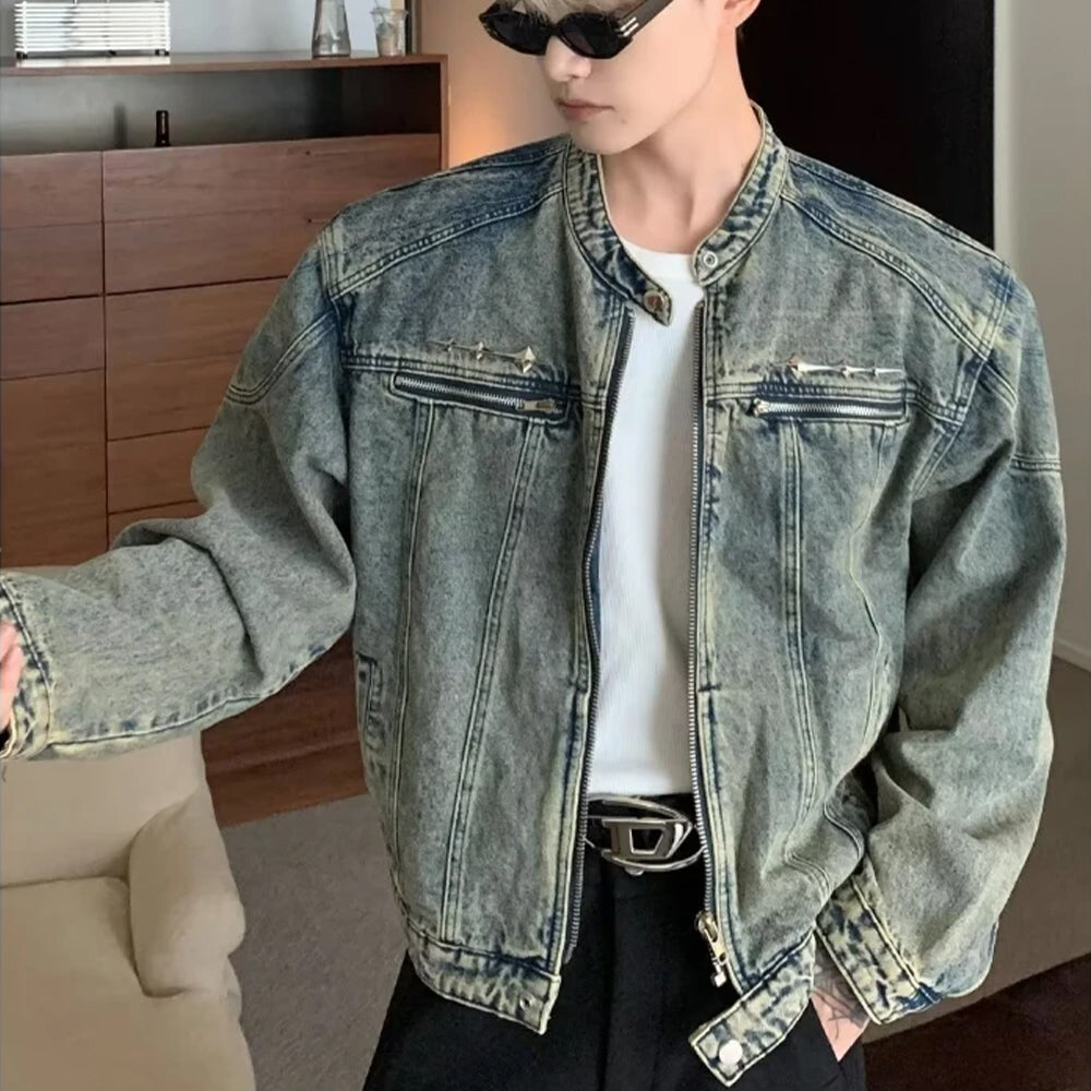 Chaqueta Denim Negra del Caos Urbano