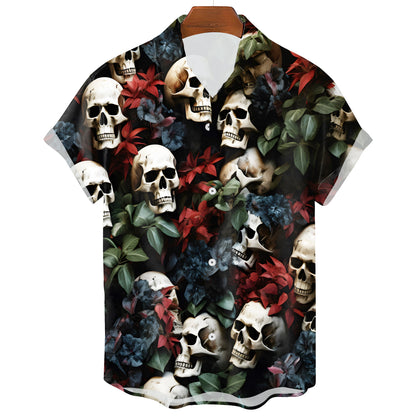 Camiseta Calavera Tropical del Caos