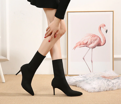 Tacones Góticos Ava Knitted High