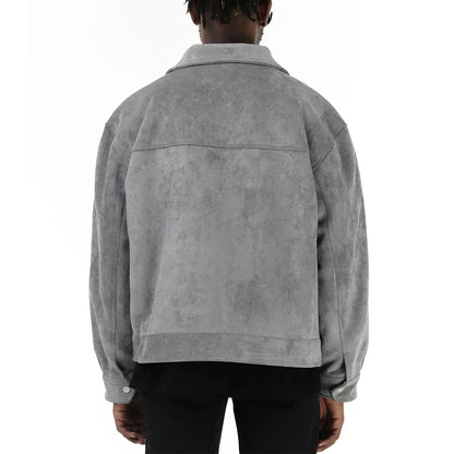 Chaqueta de Ante Oscuro del Juicio