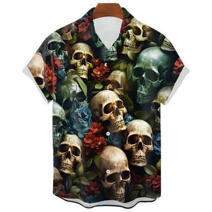 Camiseta Calavera Tropical del Inframundo