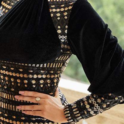 Vestido Gótico Black Velvet