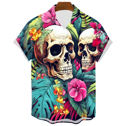Camiseta Calavera Tropical del Inframundo