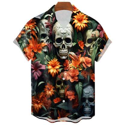 Camiseta Calavera Tropical del Inframundo