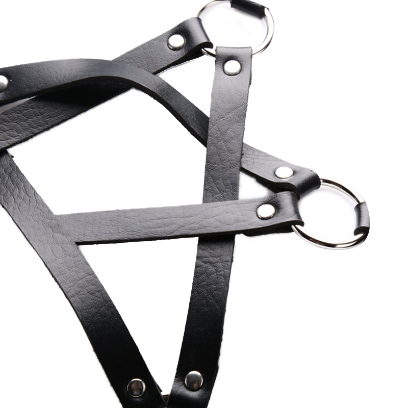 Cuero Pentagram Harness Maldito