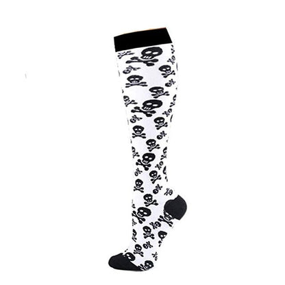 Calavera Knee Socks de Medianoche