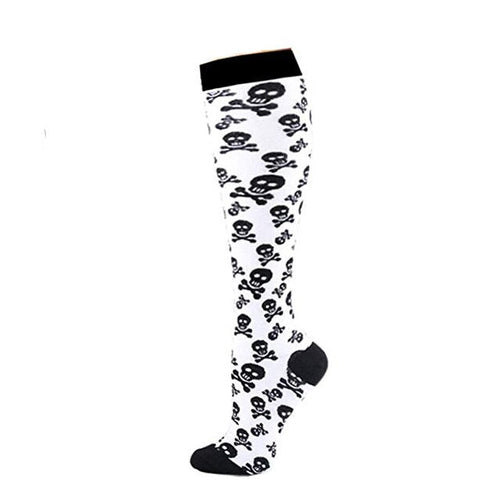 Calavera Knee Socks de Medianoche