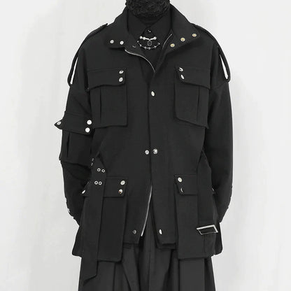 Trench Casual Masculino del Vacío
