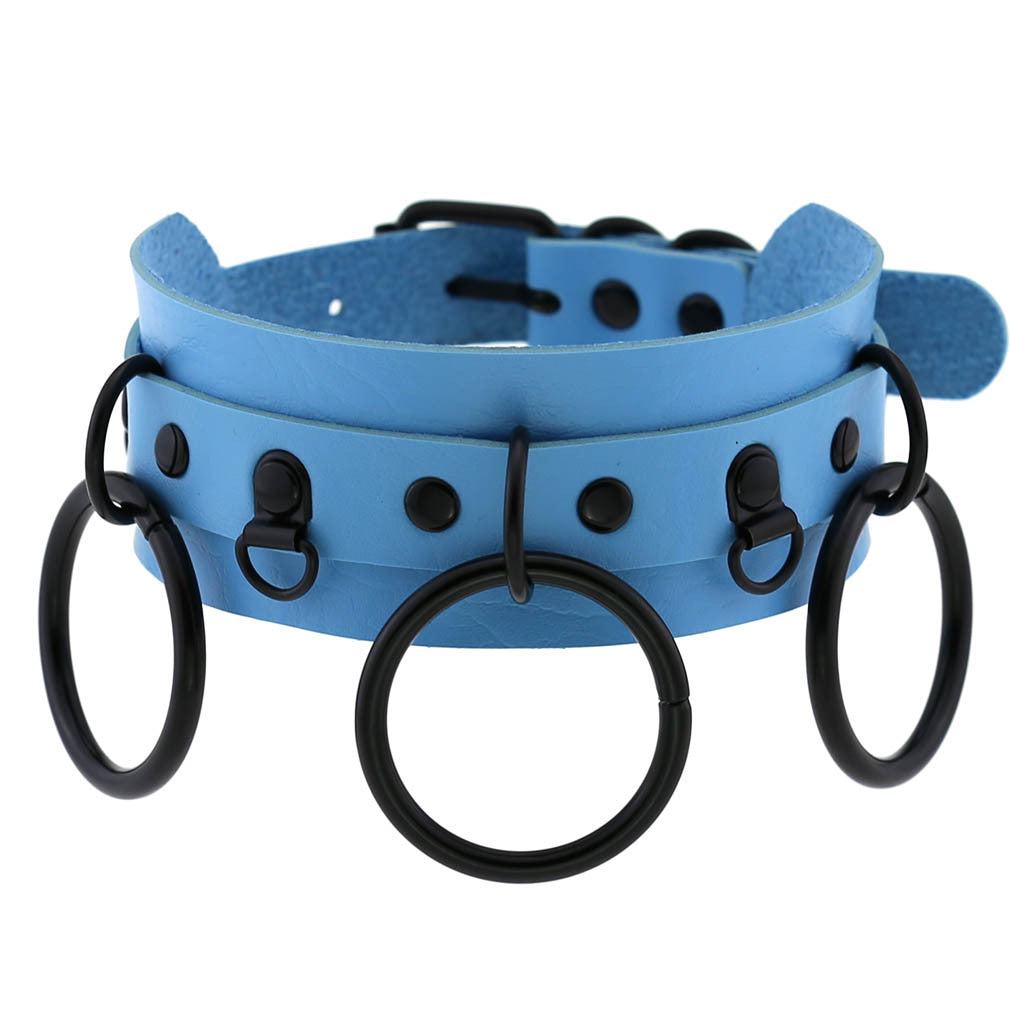 Triple Anillo Collar de Ceniza