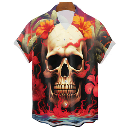 Camiseta Skull Caribe Oscuro