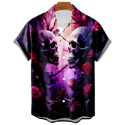 Camiseta Calavera Exótica del Caos