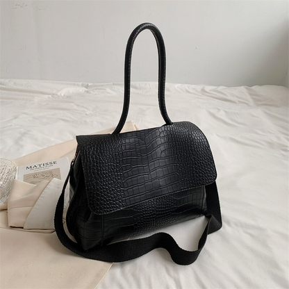Large Capacity Vegan Cuero Bolso