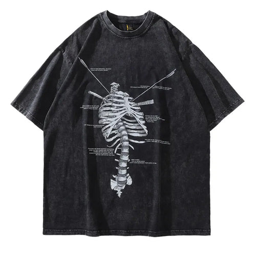 Camiseta Oversize Negra Ritual