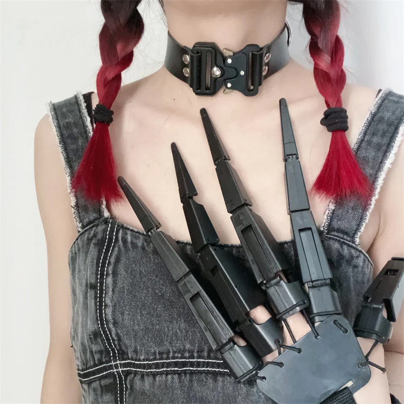 Women's Metal Choker de Sombra Negra