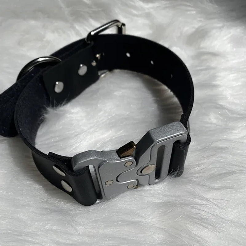 Women's Metal Choker de Sombra Negra