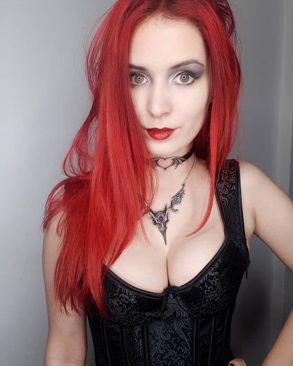 Gótico Vampire Corsé del Inframundo