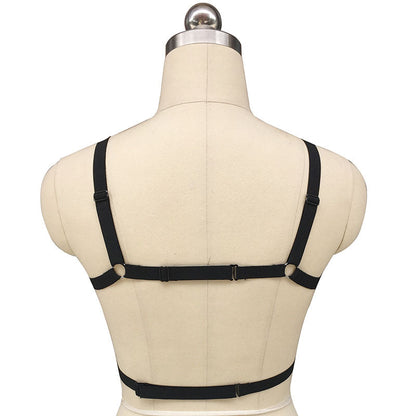 Pentagram con Púas Harness Maldito