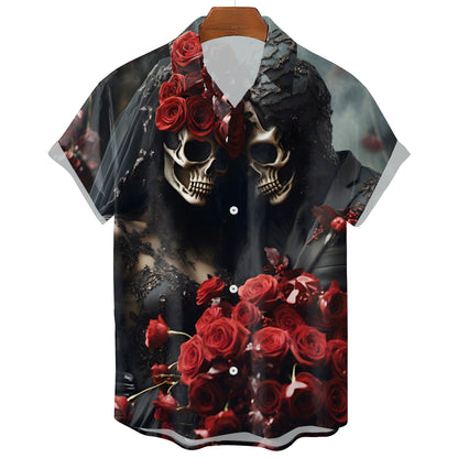 Camiseta Calavera Exótica del Caos
