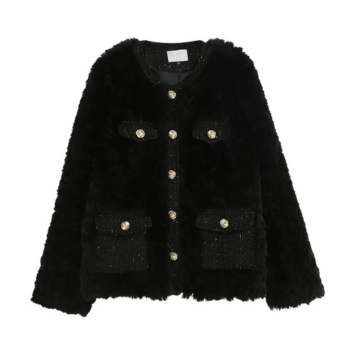Chaqueta Gótica Faux Fur